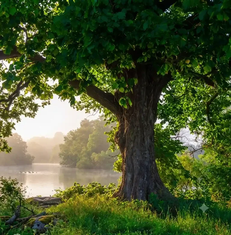 Homeowner using a smartphone app to calculate tree height in a backyard